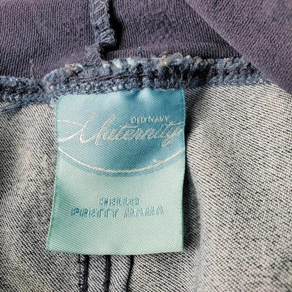 Old Navy Dark Wash Maternity Jeans Size 6 EUC - Picture 10 of 13